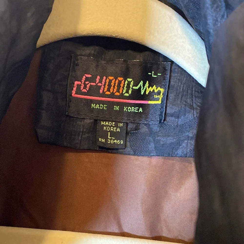 Vintage Copper Metallic Bomber Jacket - Image 3