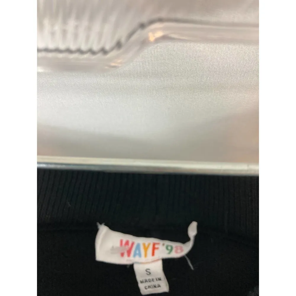 WAYF '98 Antonio Ribbed Flare Pants in Black size small - Image 3