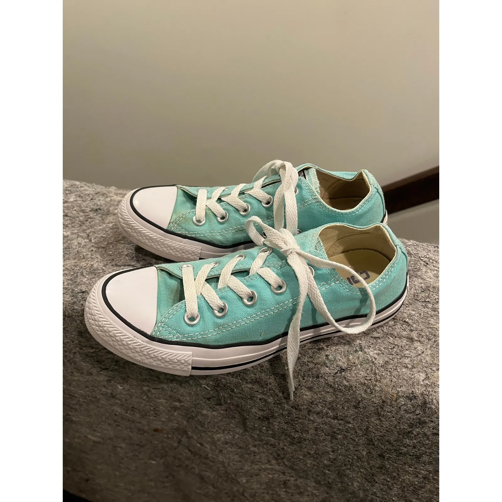 Converse All Star Women’s size 6 teal turquoise - Image 3