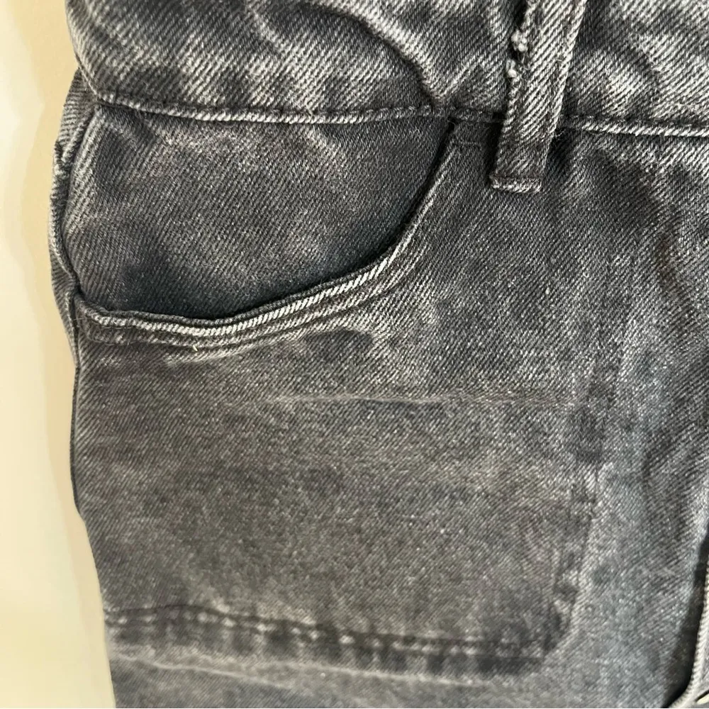 Pac Sun Women’s Black Denim Overall‎ Mini Dress Size Small - Image 6