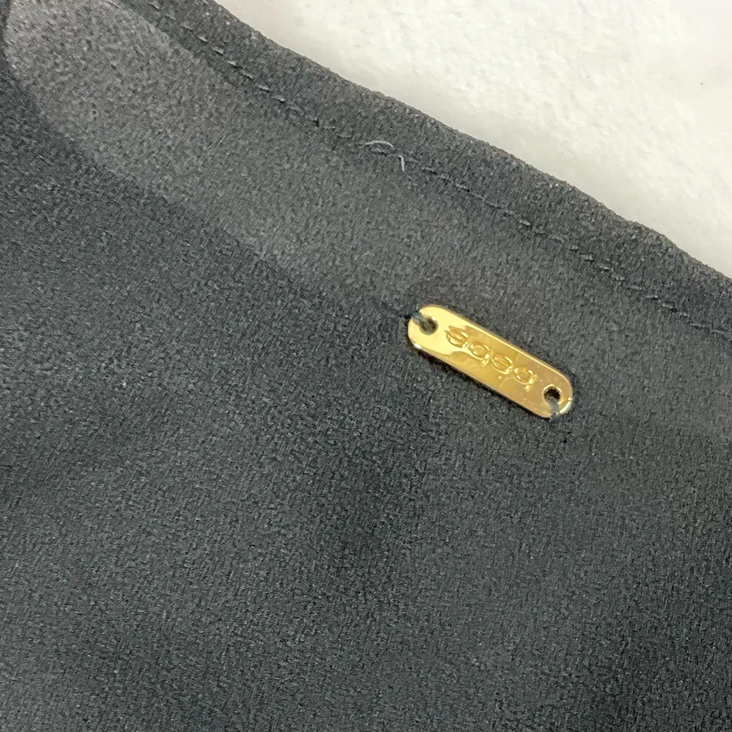 bebe vintage Tank Top‎ black brass chain detailing club new years flowy - Image 6