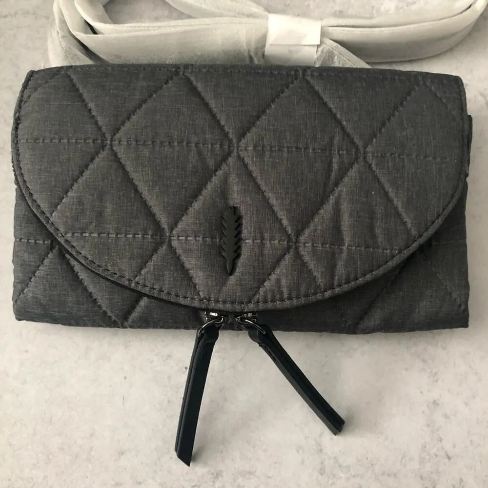 Thacker Gray Nikki Crossbody Quilted Bag Purse NEW - Image 4