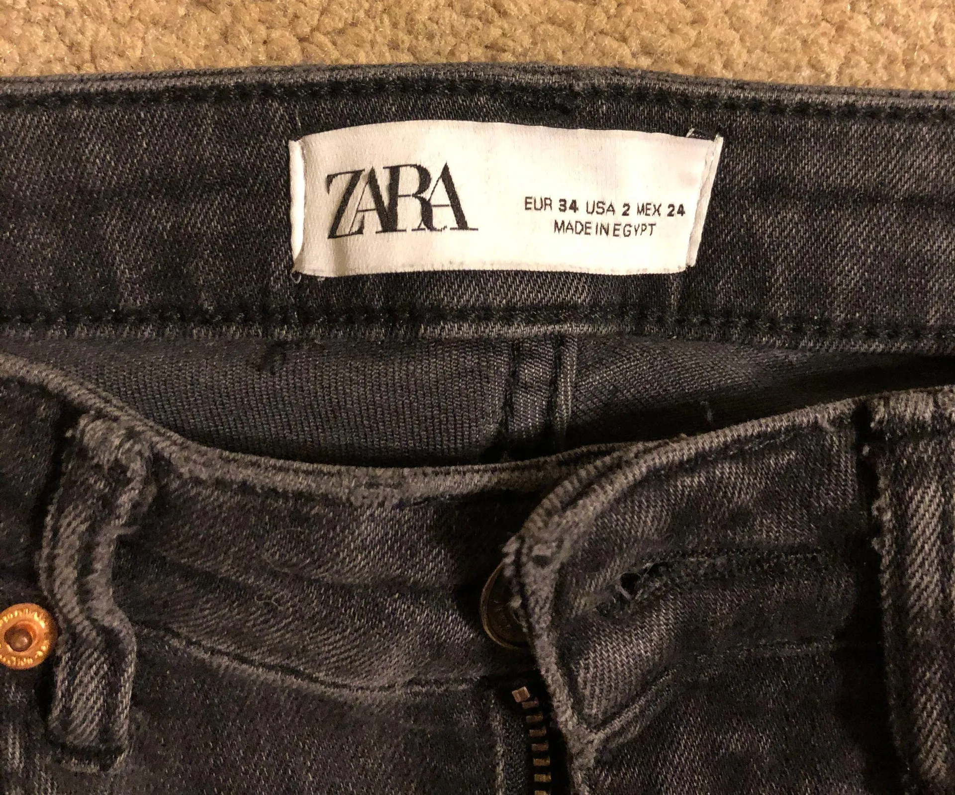 ZARA Distressed Jeans - Image 2
