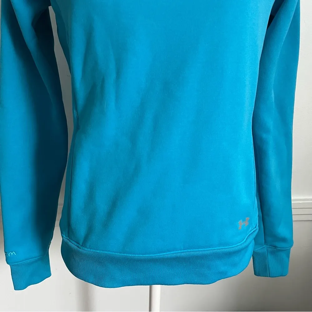 Under Armour • Women's Blue Tealish Hoodie Cold Gear - Image 3