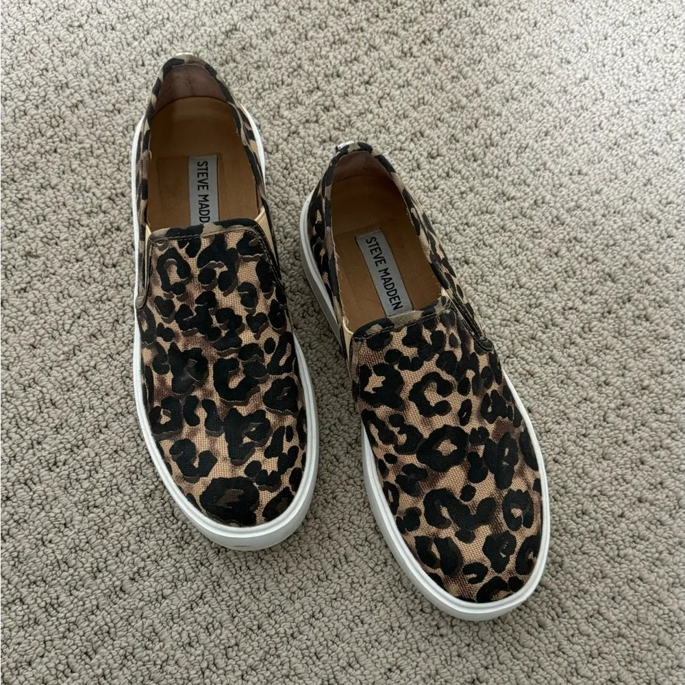 Steve Madden Slip On Cheetah Sneakers in Cheetah - Image 2
