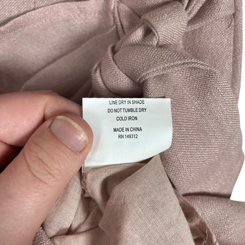 Selfie Leslie Stacey Frill Bustier Wrap Strapless Mini Dress in Blush Size S - Image 15