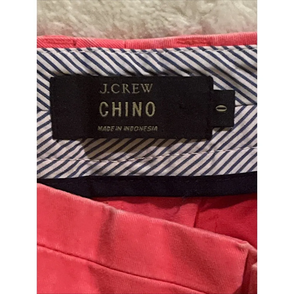 J. Crew Shorts Women Pink Blue 3.5 Inseam Classic Chino Cotton Casual Preppy 0 - Image 2