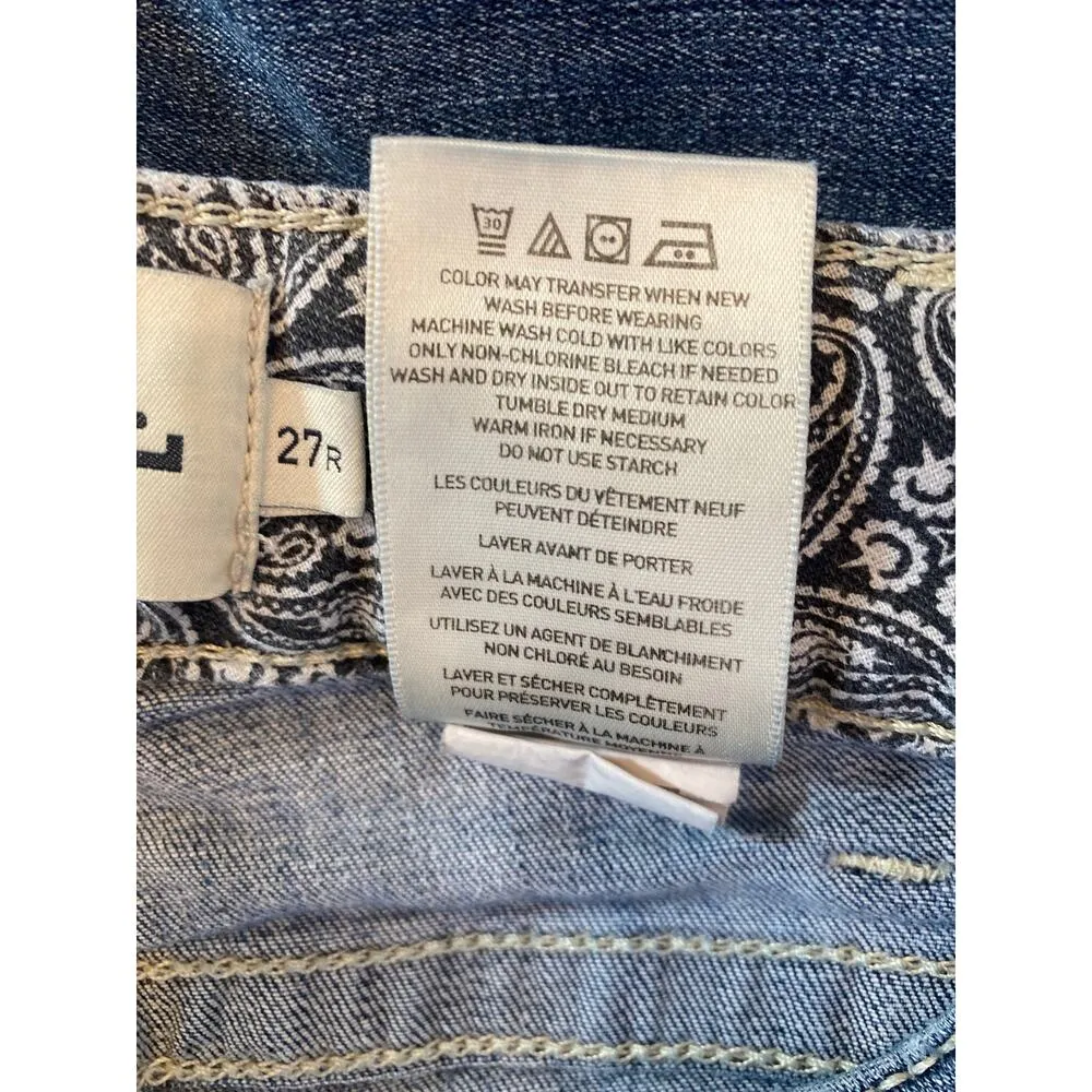 Ariat Real Denim Jeans Natalia Bootcut Low Rise Sz 27R Distressed Western Casual - Image 11