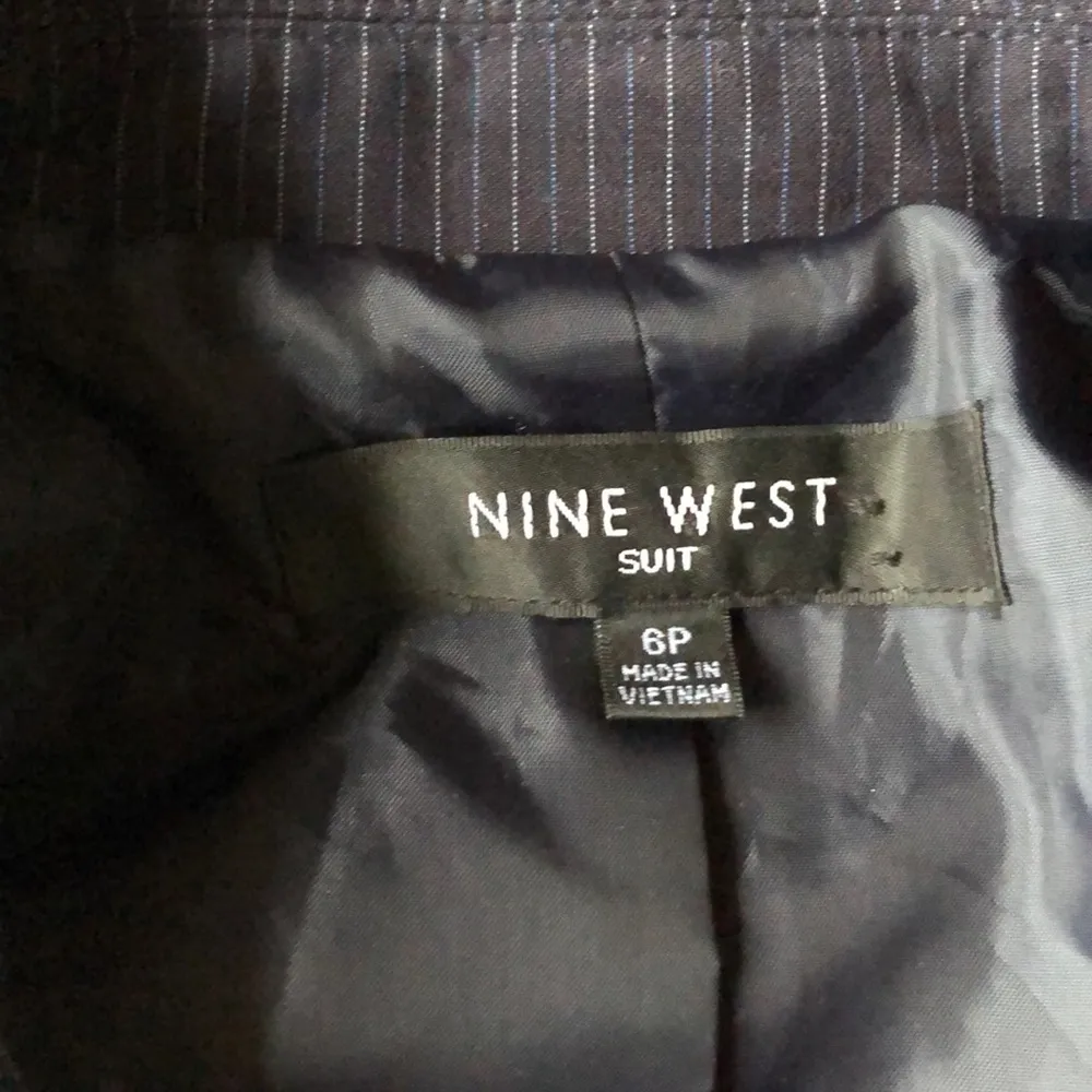 NINE WEST Navy Blue Blazer Jacket 6P - Image 6