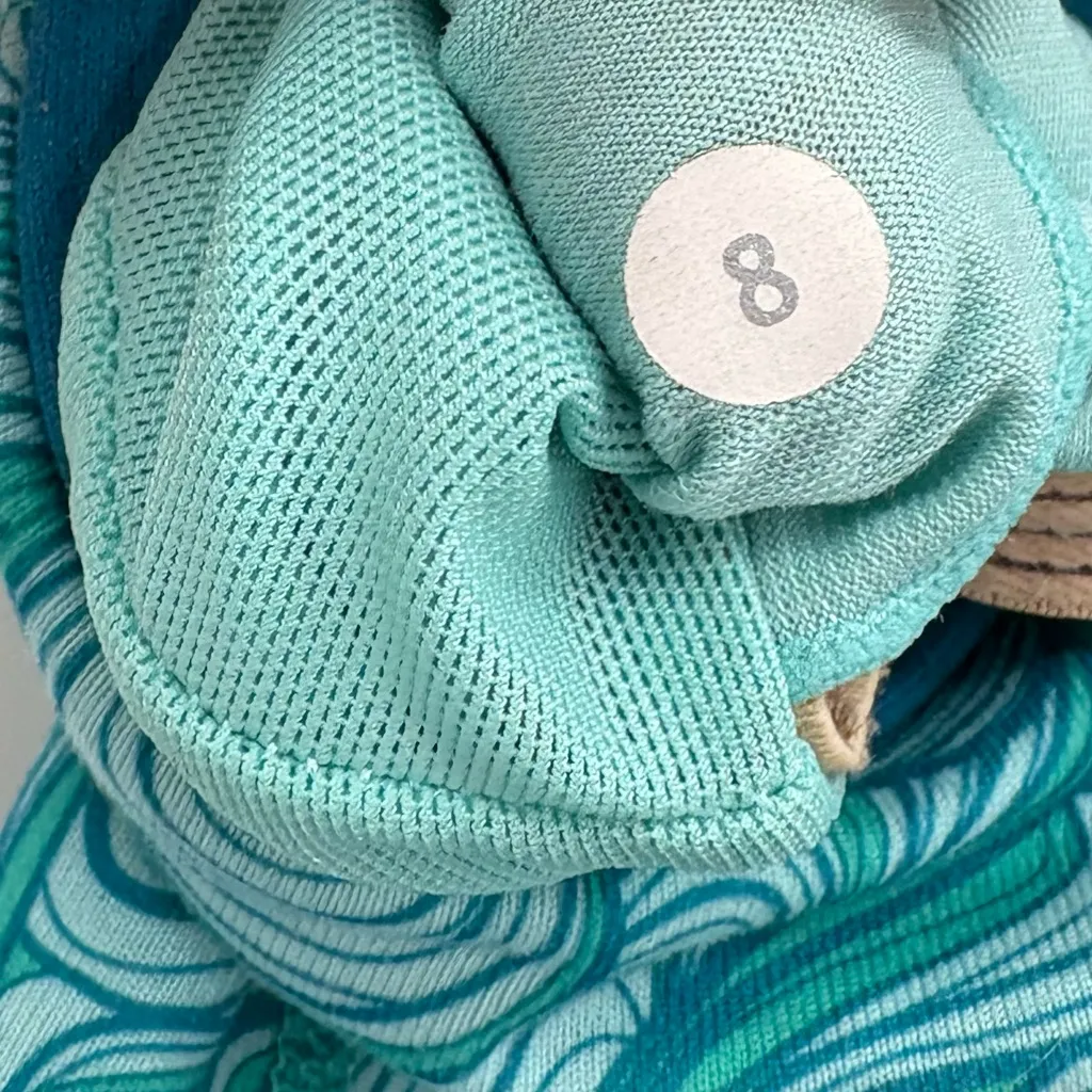 Lululemon gather v‎ tank blue gulf unulation pattern 8 - Image 4