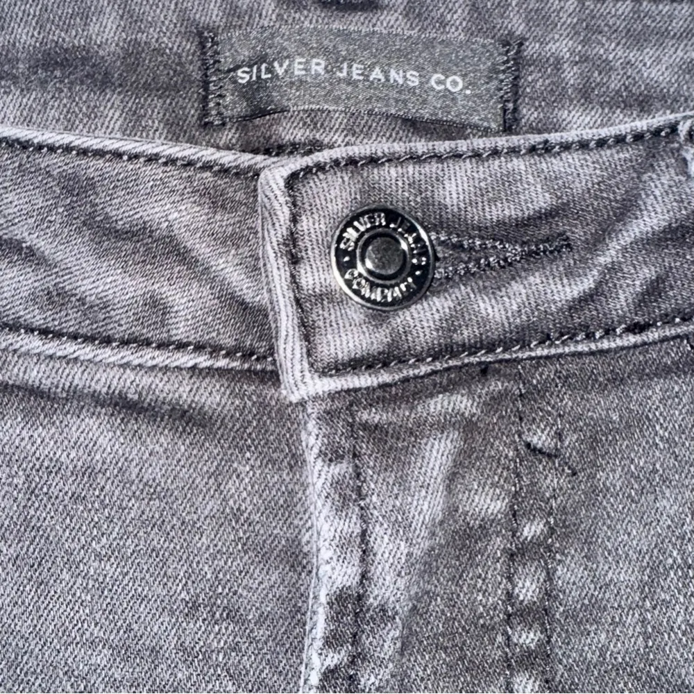 Silver Jeans Black Aiko Skinny Distressed Lace Jeans Size 29/29 - Image 7