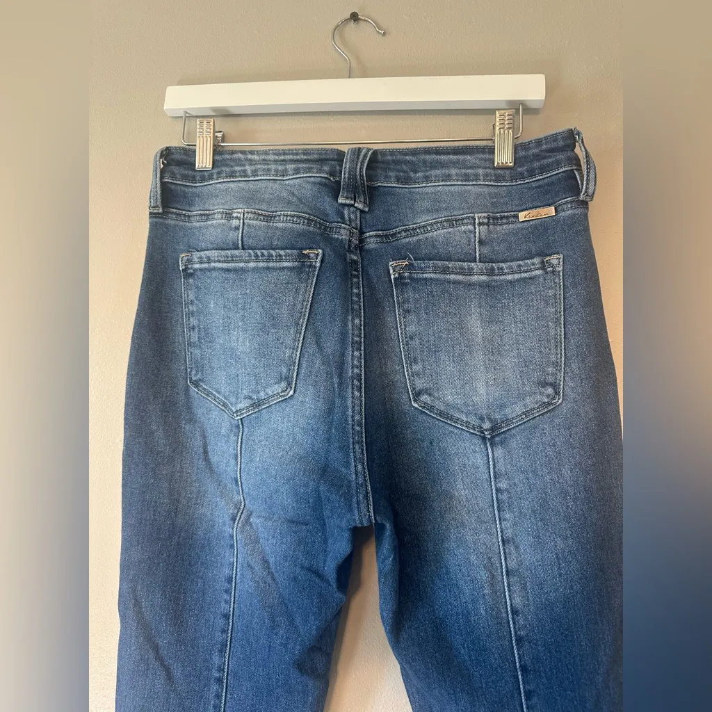 KanCan™ Flare High Rise Back Seam Jean Blue Size 30 - Image 6