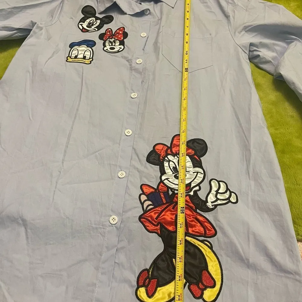 Shirt Long Sleeve Mickey & Friends Blue Size undefined - Image 11
