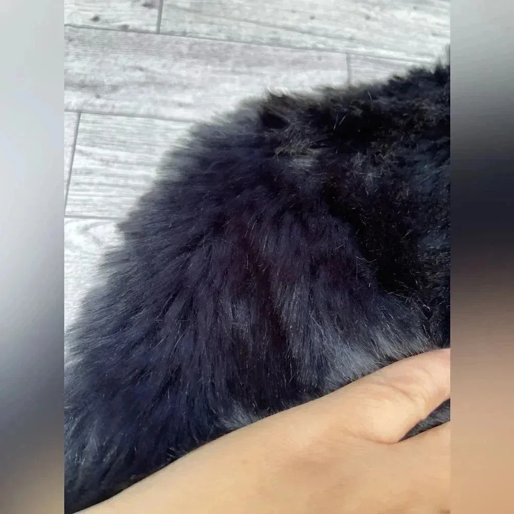 Clover Canyon Chandelier Print Blazer Jacket reversible faux fur medium - Image 12