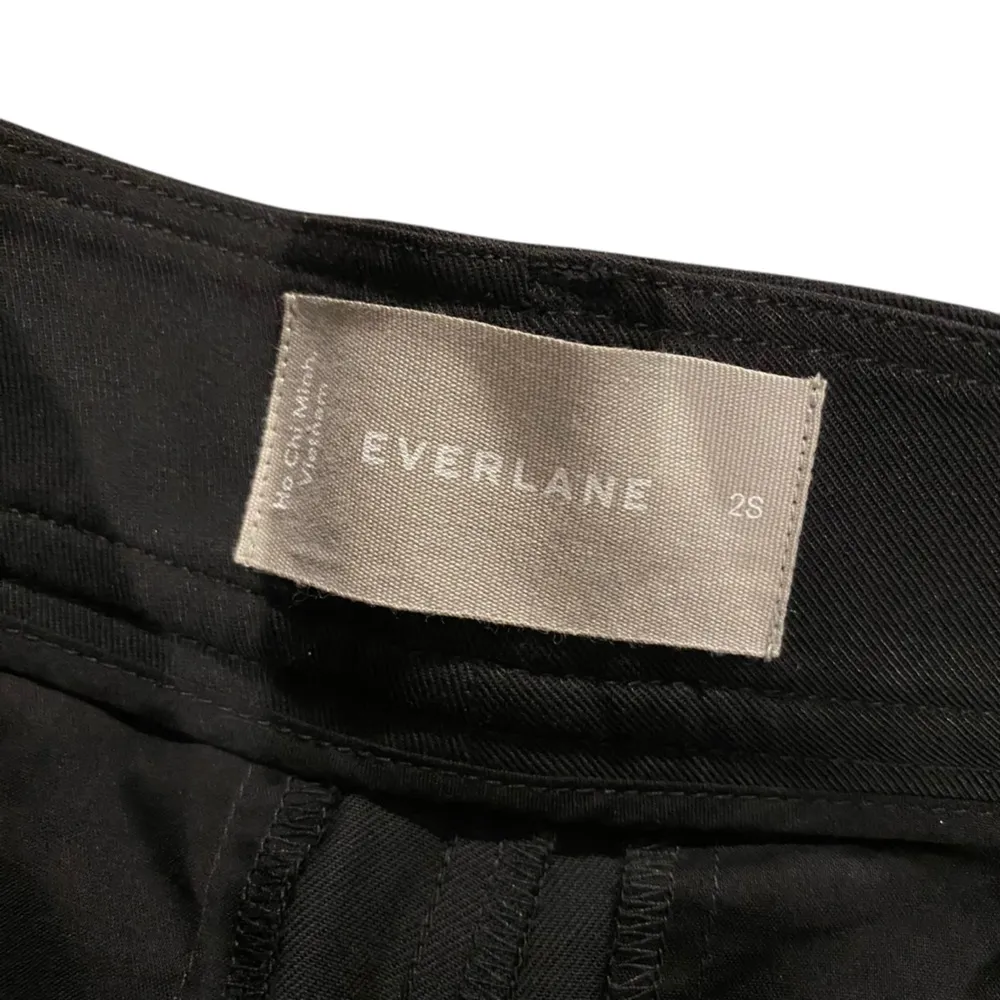 Everlane Women’s 2 S Way High Drape Pant Black Wide Leg Relax Fit Minimalist New - Image 4