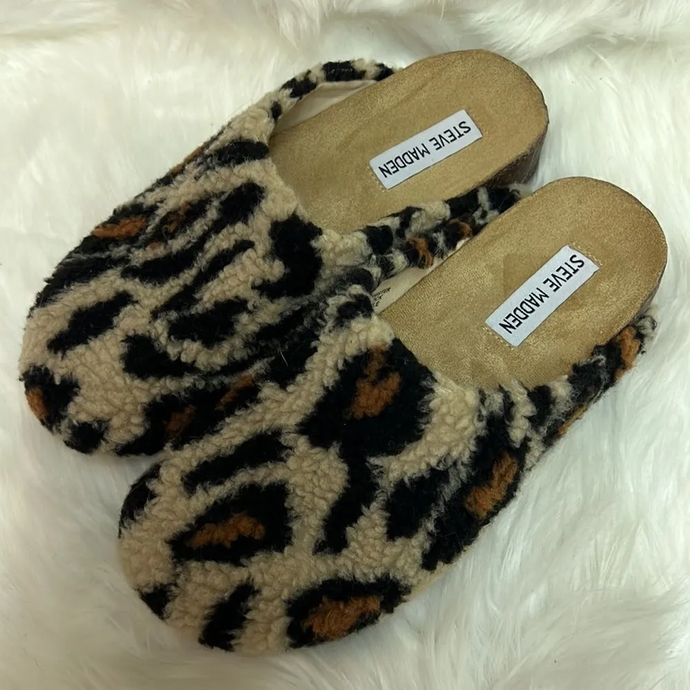Steve Madden VESA Scuff Leopard Print Size 7 BIN 19 - Image 7