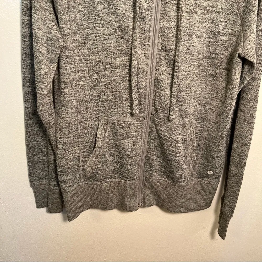 90 Degree by Reflex Full Zip Hoodie Heather Gray Size L - Image 3