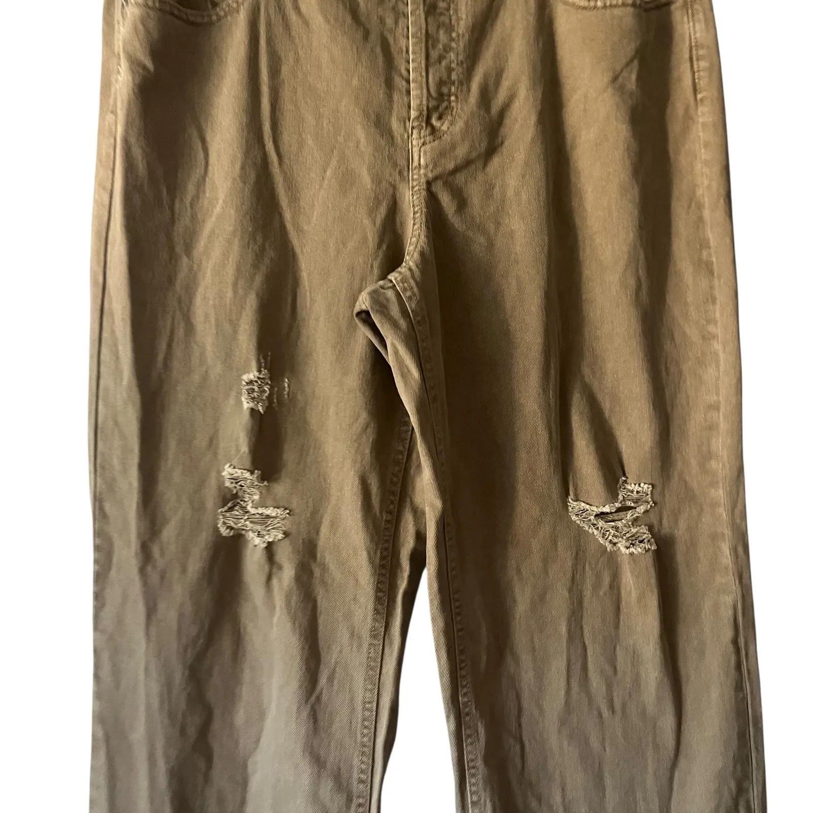 Wild‎ Fable High-Rise Straight Distressed Jeans Size 12/32 Easy Rigid Denim - Image 2