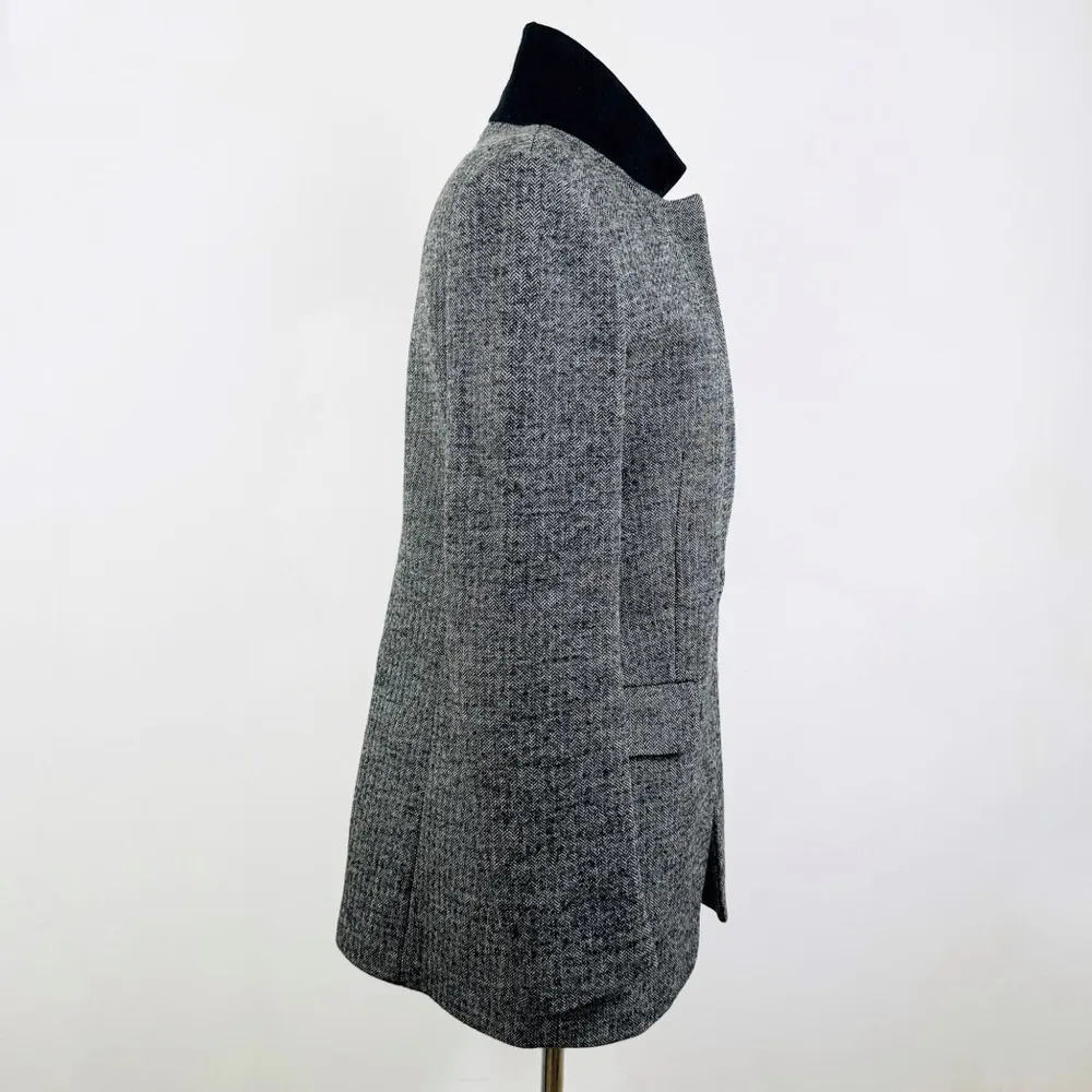 Sportmax Max Mara gray wool blend blazer Black Size M - Image 4
