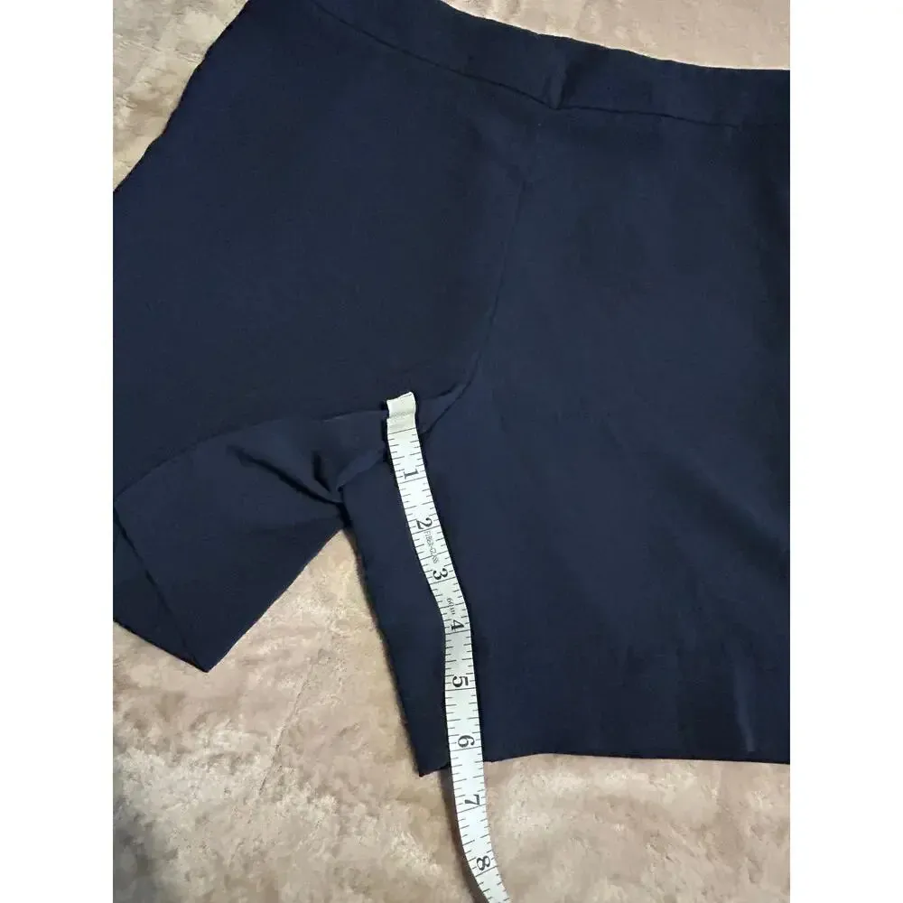 Zara Basic Collection Dressy Shorts Size Medium Navy Blue - Image 5