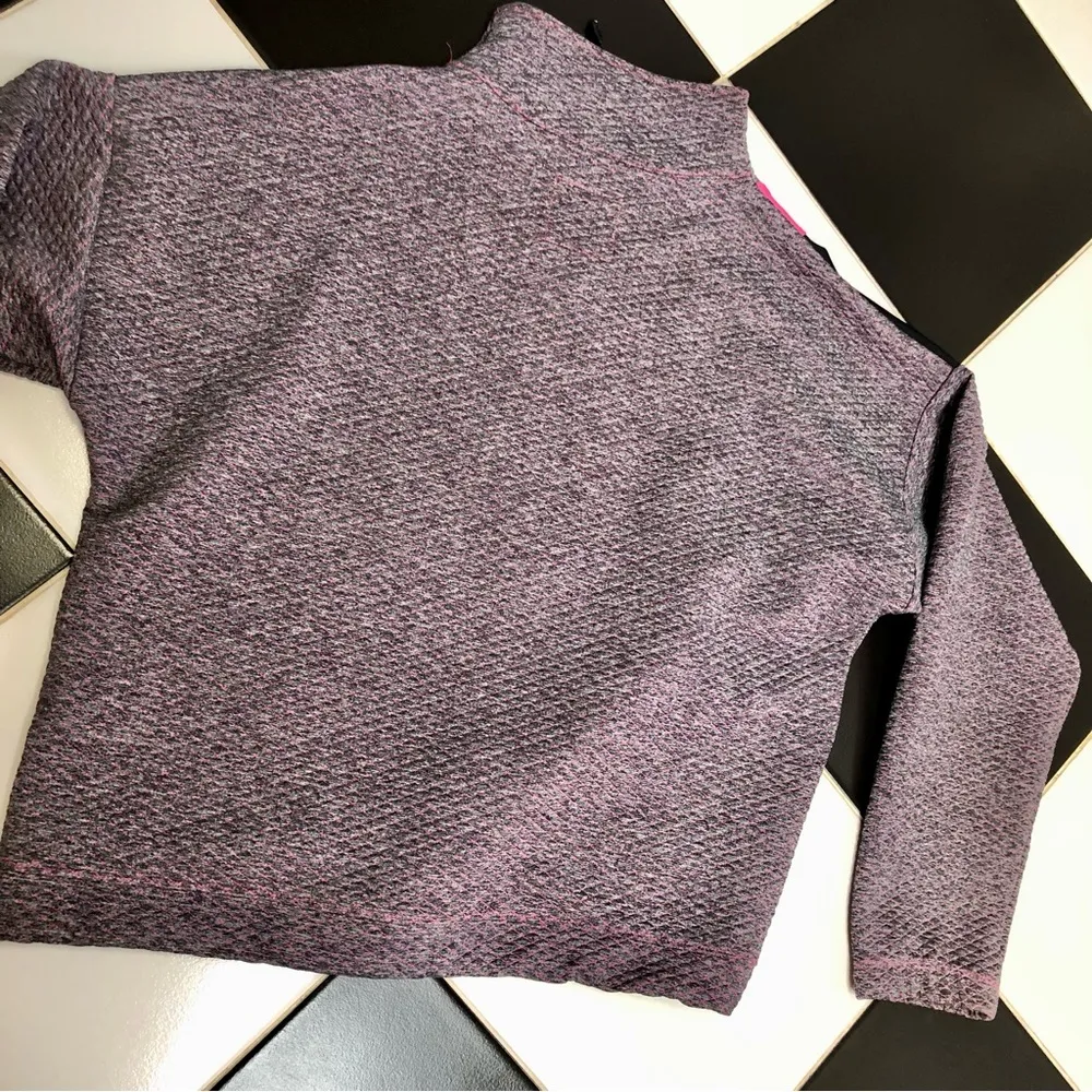 Sphere Meli Anorak Colorblock Pullover Spacedye Hot Pink Purple Black sz M - Image 9