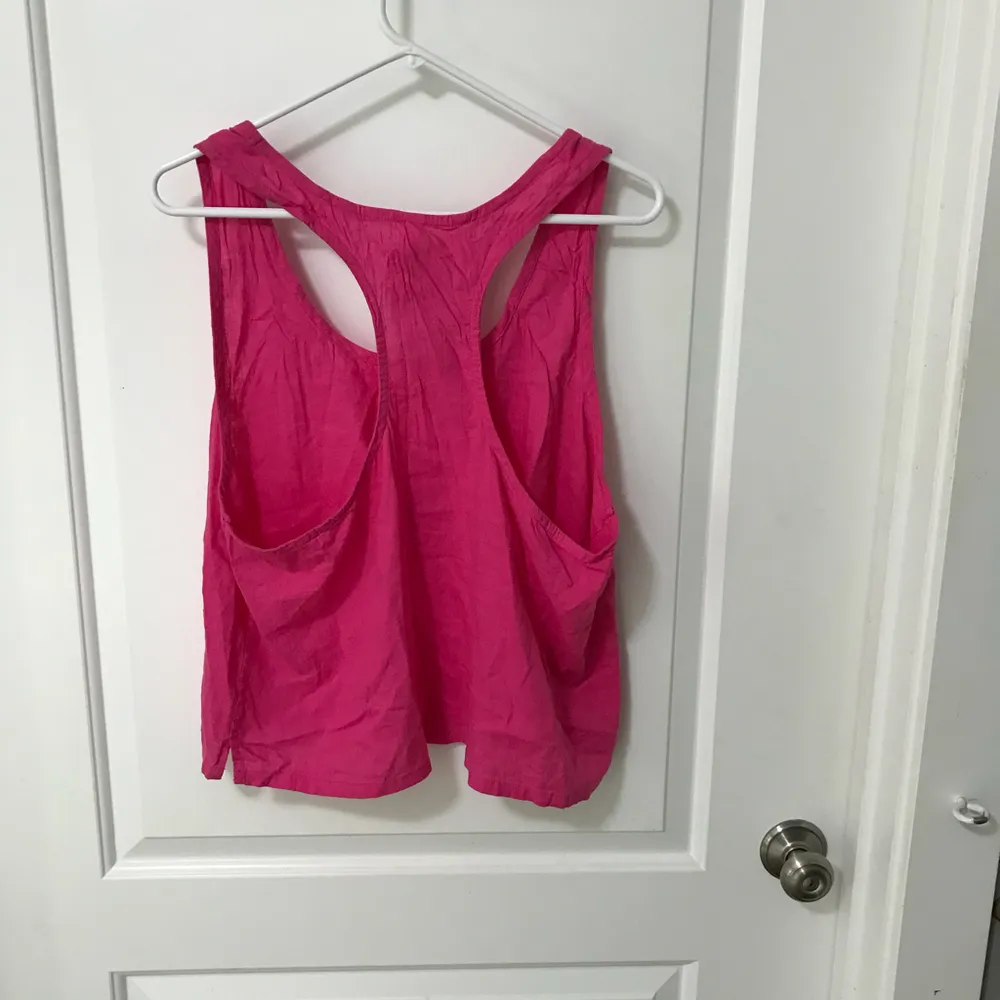 Stars Above Linen Blend Pink Racerback Tank XL NWT - Image 2
