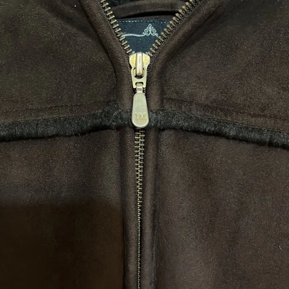 Brown Faux Fur Coat with Hood - Image 5