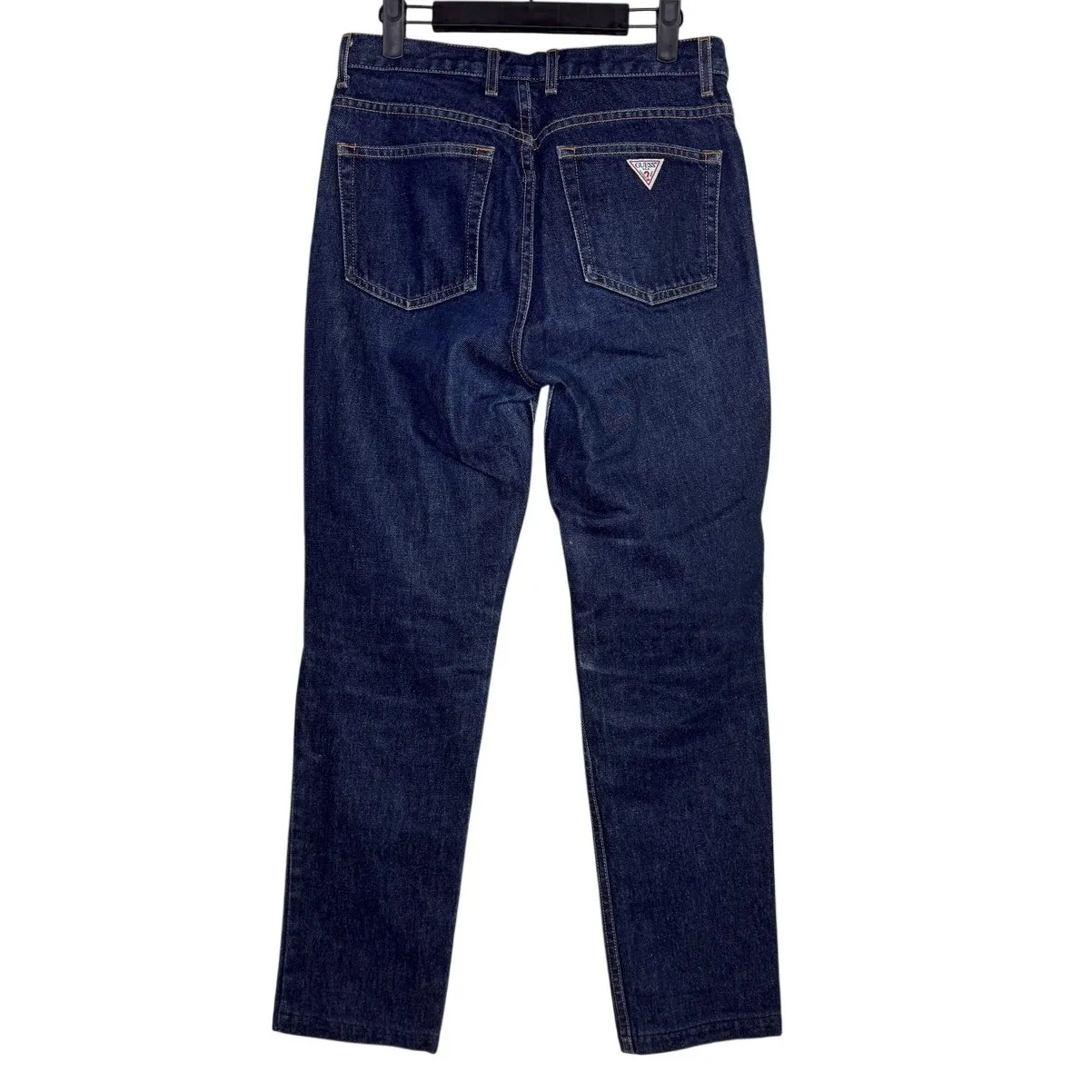 Guess Vintage Original Fit Classic Narrow Leg High Rise Denim Jean 29 Dark Wash - Image 11