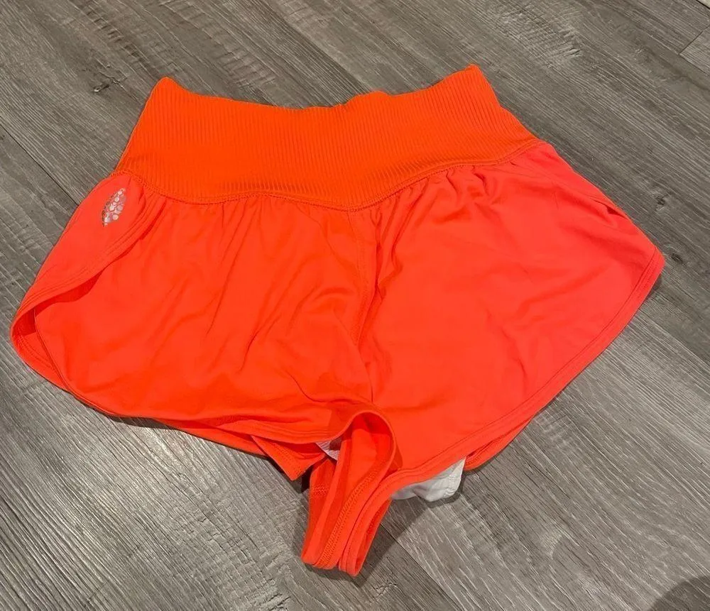 Free People Movement game time shorts in Orange - Image 2
