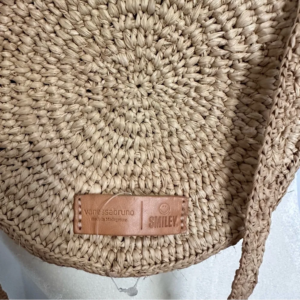 Vanessa Bruno X Smiley Tambourin Straw Purse Bag - Image 8