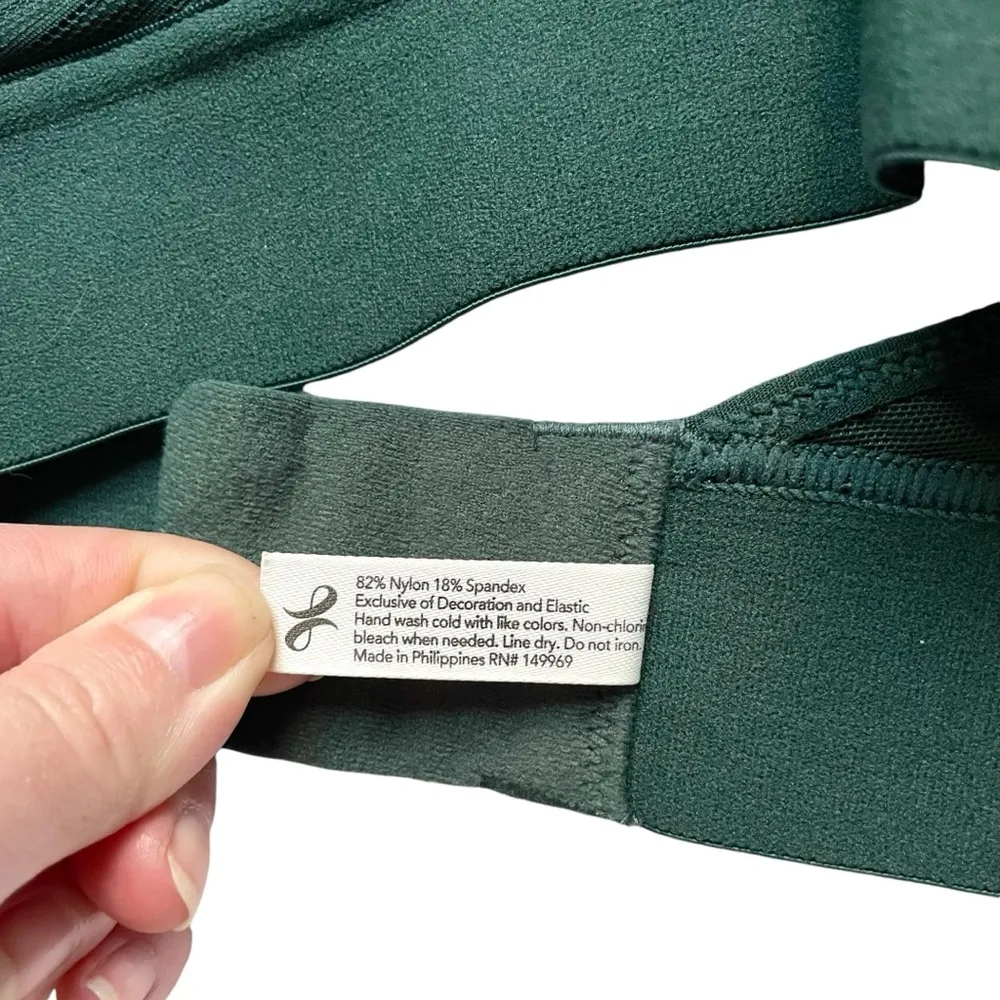 Lively Busty Stripe Mesh Bralette Green Size undefined - Image 5