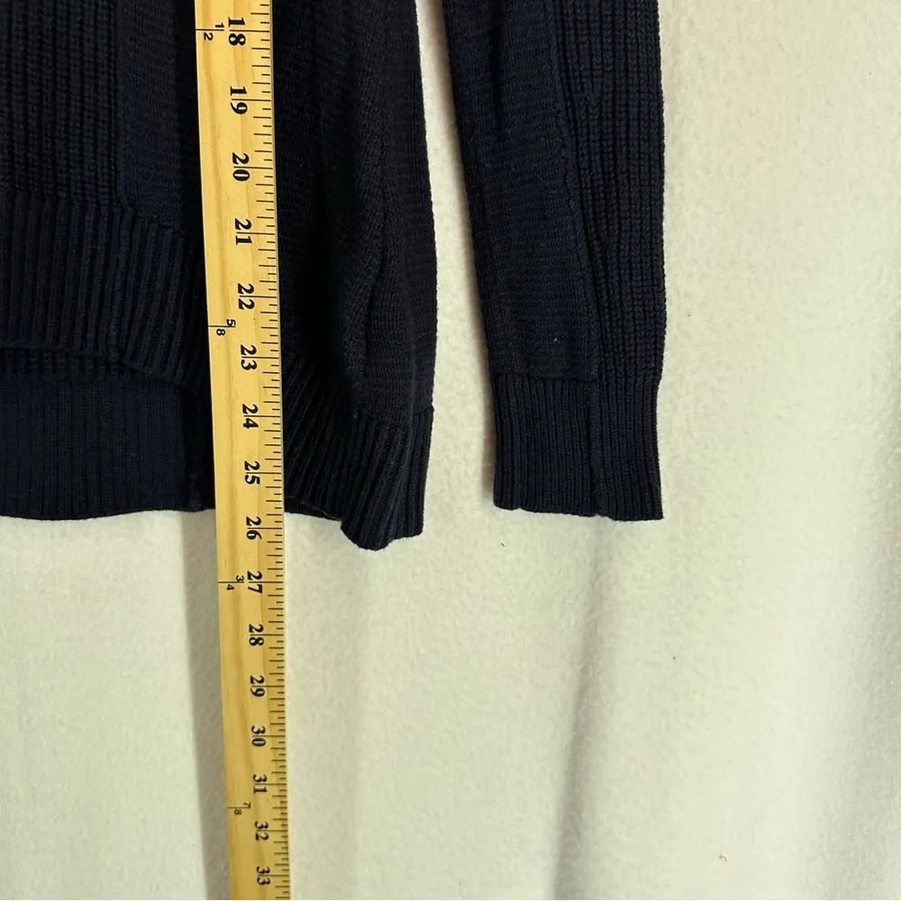 Banana Republic Scoop Neck Knit Basic Pullover Sweater Womens Small Blue - Image 3