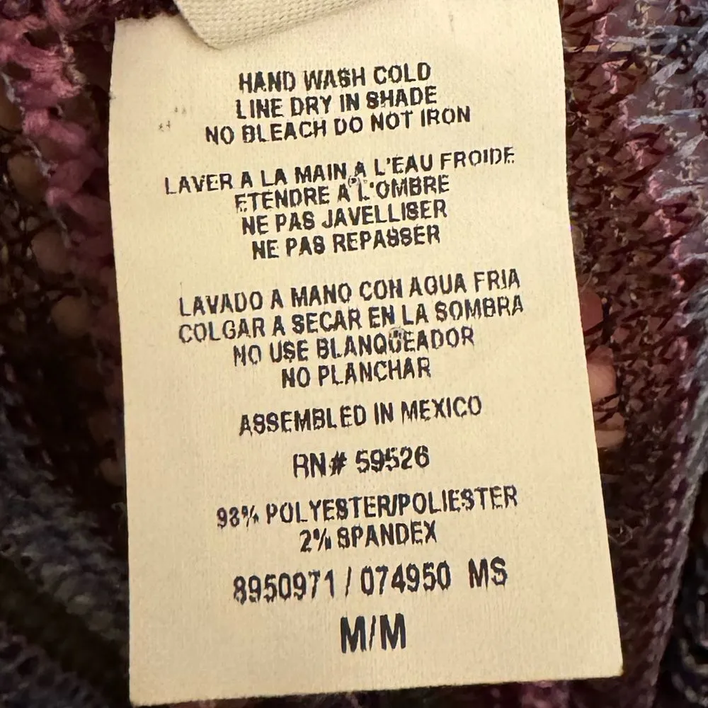 Becca Size Medium Split Leg Swim Coverup Drawstring Waistband Pants - Image 13