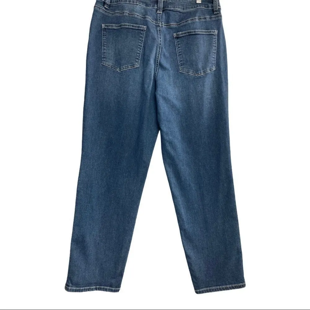 TALBOTS, Women's jeans, size 12, blue, Stretchy - Image 2