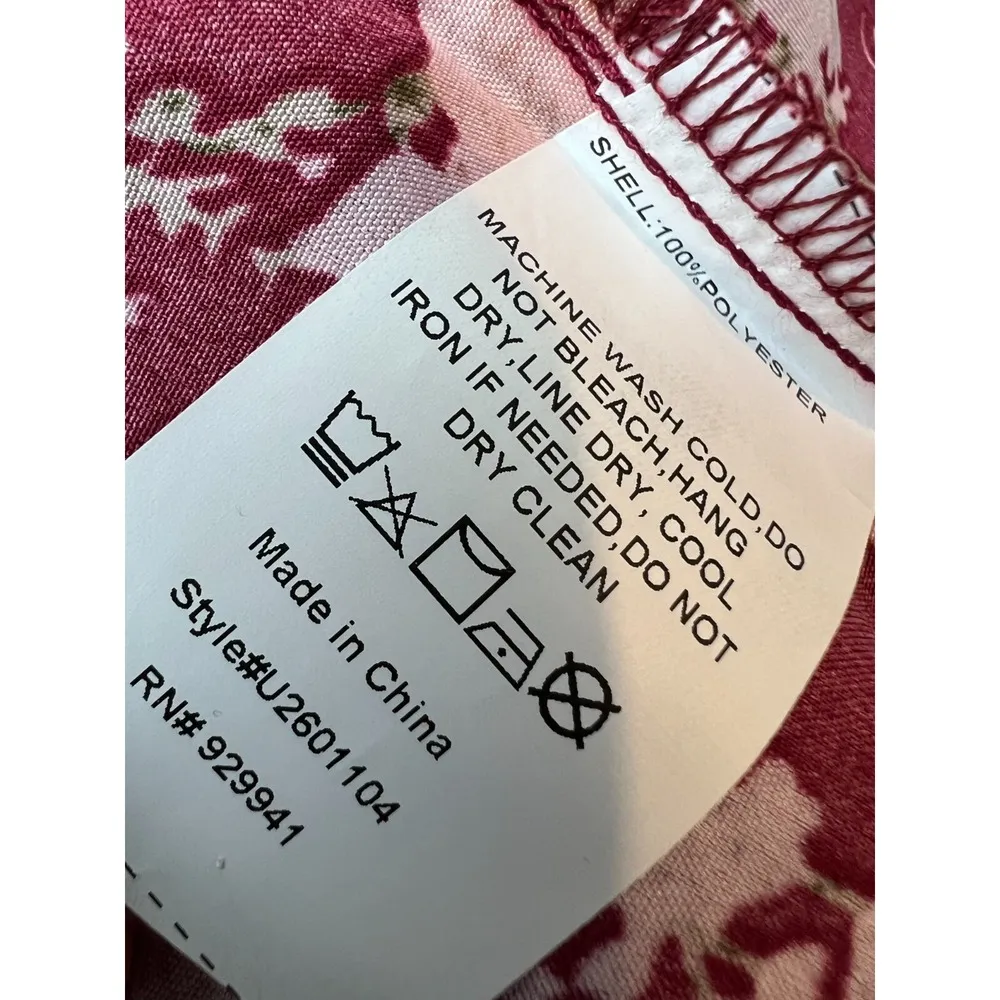 NWT Suzanne Betro Weekend Shirt Plus Size 2X XXL Babydoll Floral U2601104 Eyelet - Image 6