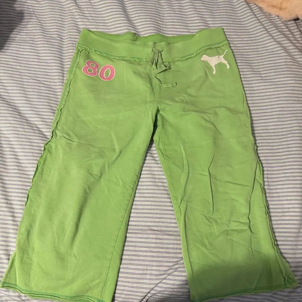 Y2K PINK Victorias Secret Capri Pants - Image 2