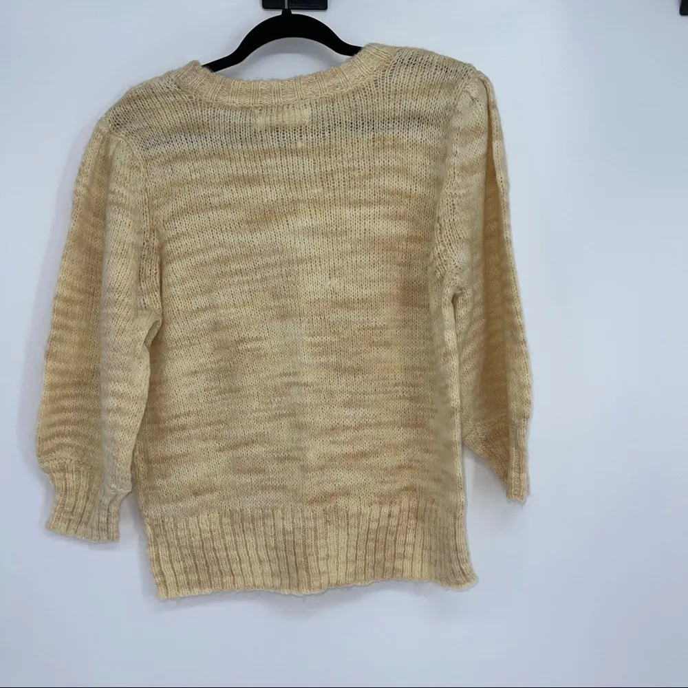 POPSUGAR PUFF-SLEEVE SWEATER LIGHTWEIGHT LARGE - Image 25