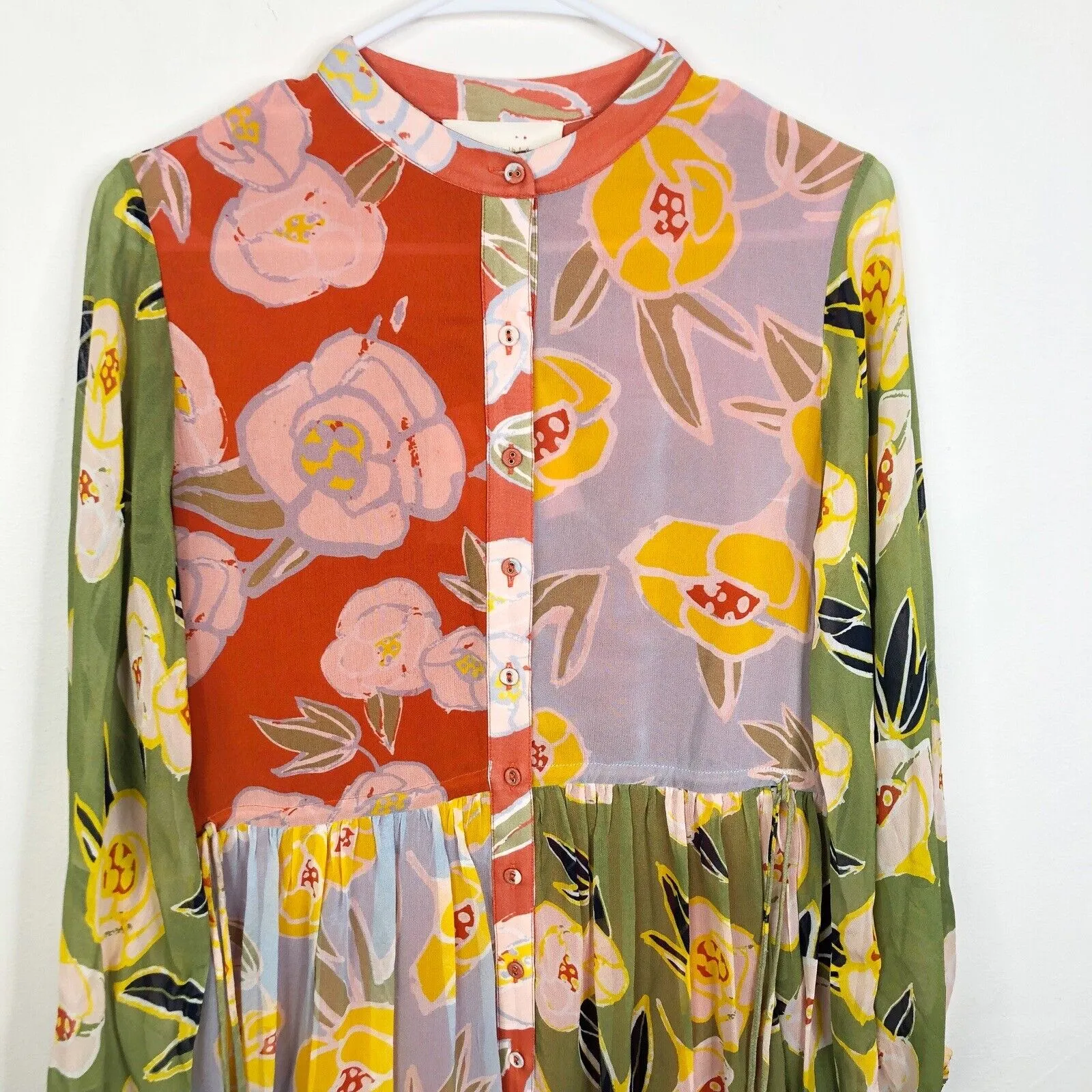 NEW Carolina K Josefina Floral Patchwork Button - Image 7