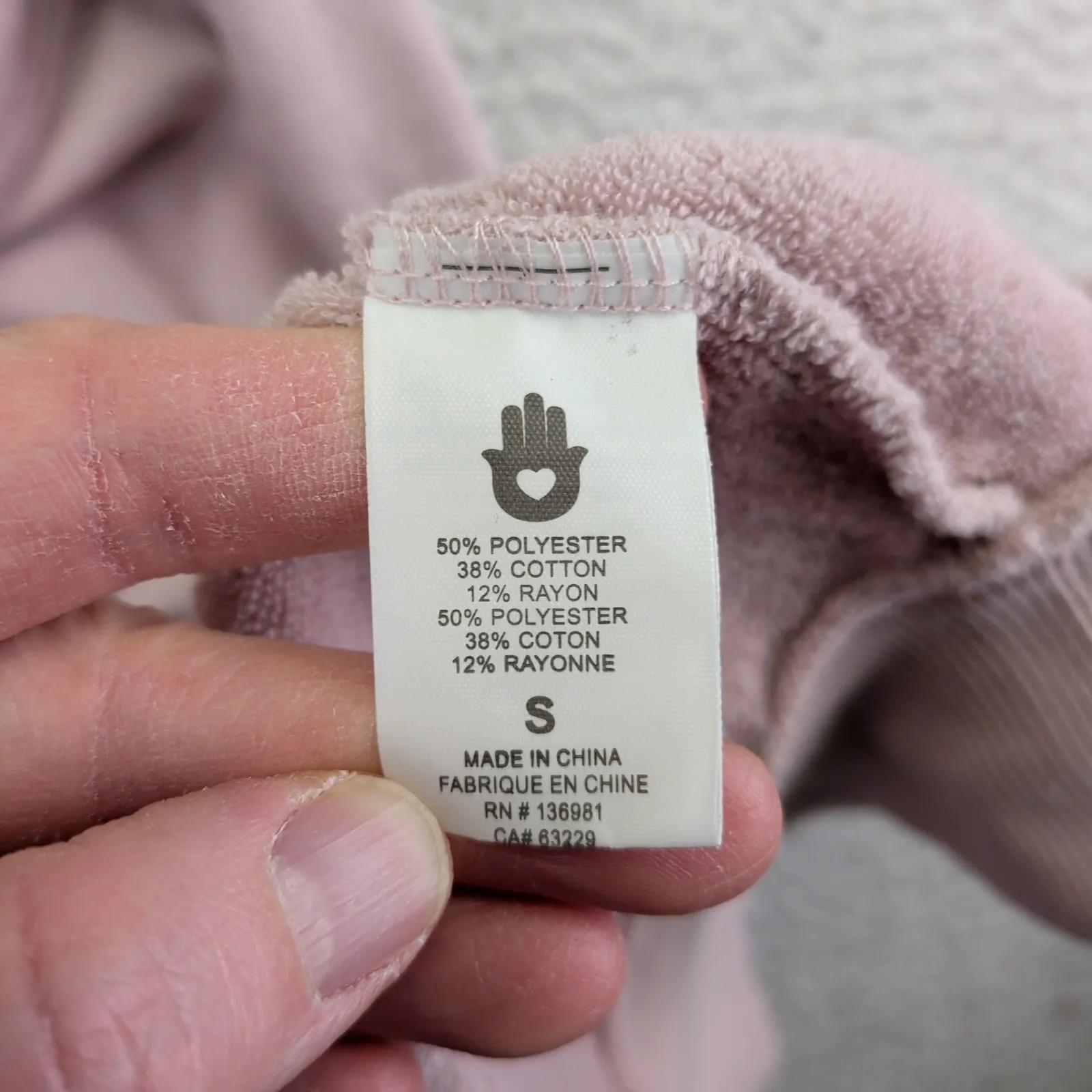 Spiritual Gangster Peace Love Unity Hope Full Zip Hoodie Sweatshirt Womens Small - Image 8