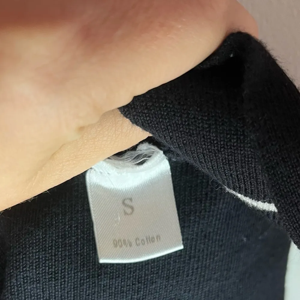 Decker Black and White Striped Cotton Sleeveless a - Image 5