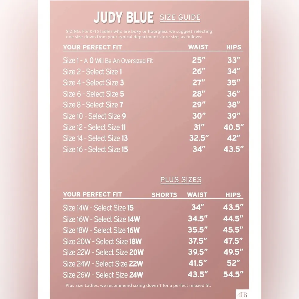 Judy Blue Smile Like That High Rise Double Cuff Slim NWT Size 18W - Image 5