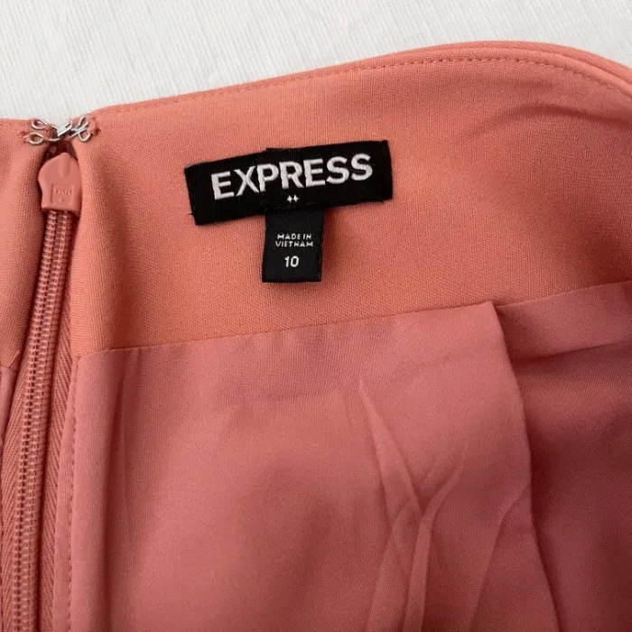 Express‎ Salmon Pink Straight Skirt - Image 2