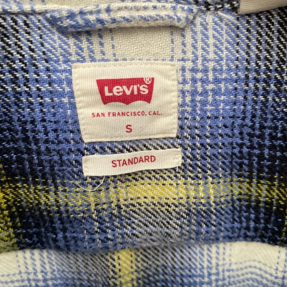 Unisex Levi’s Plaid Worker Flannel Layering Button Up Long Sleeve Overshirt - Image 13