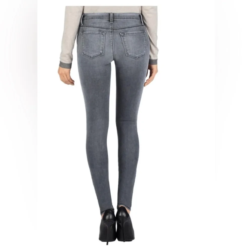 J Brand 620 Close Cut Super Skinny Mid-Rise Destroyed Jeans in Nemises, … - Image 3