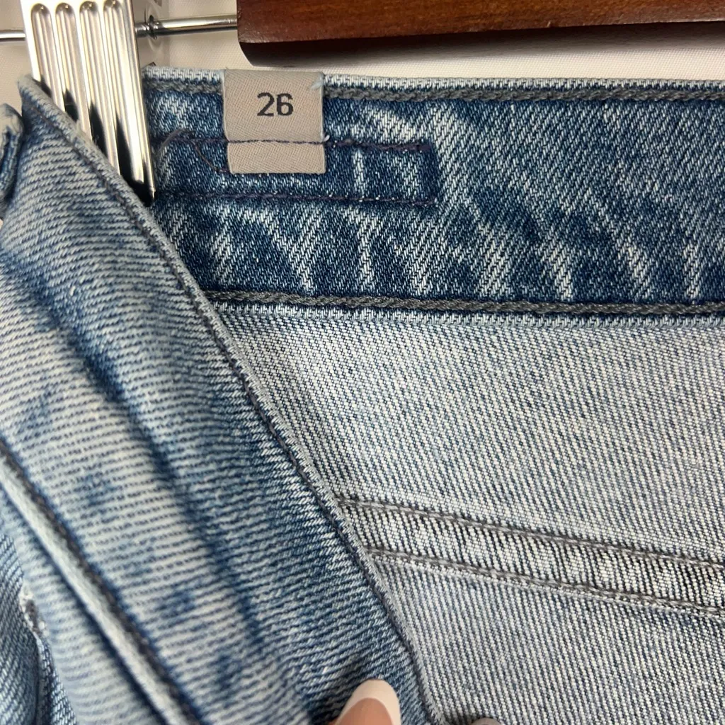 Citizens Of Humanity Olivia Long Button Fly High Rise Slim Denim Jeans 26 - Image 3