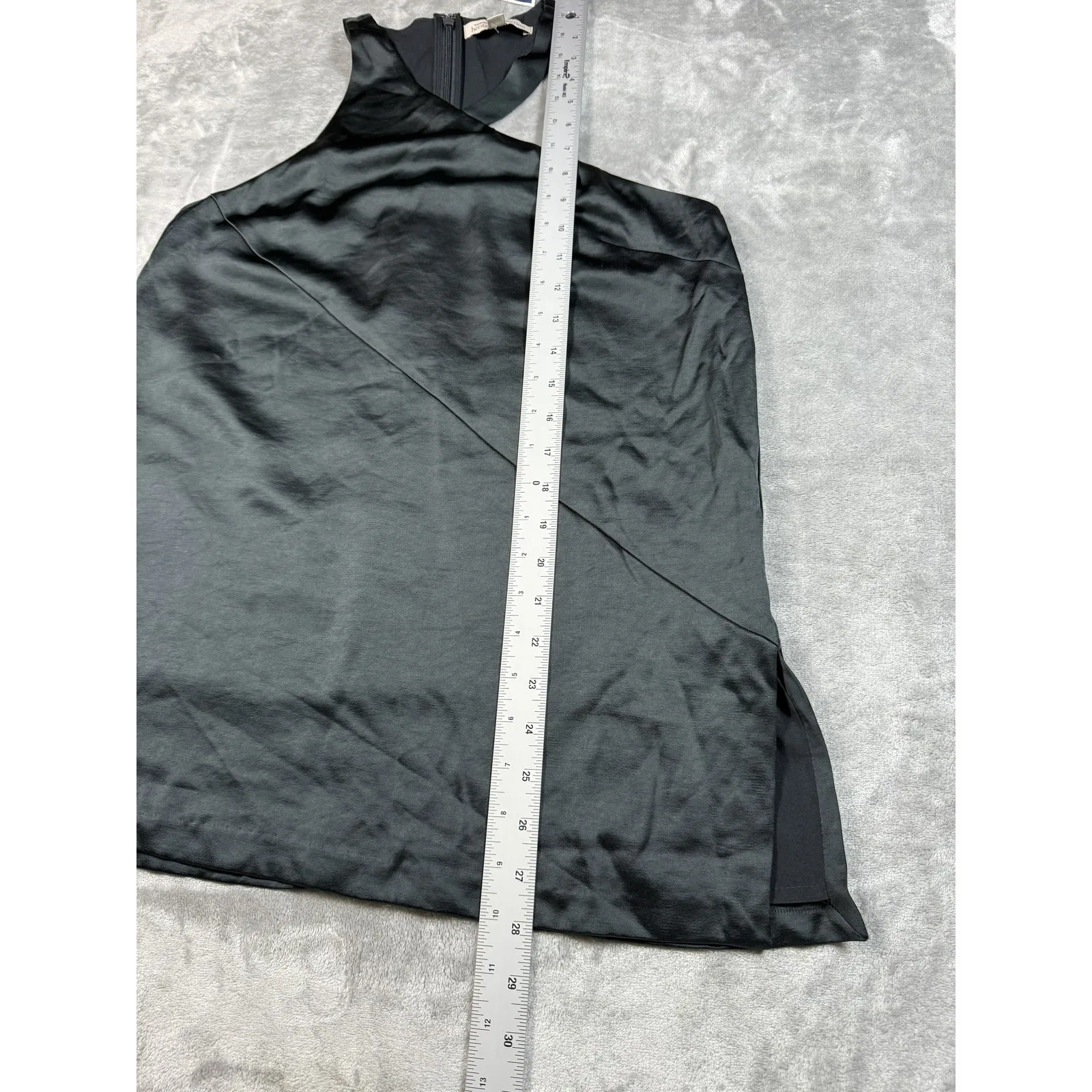 Banana Republic Heritage Top Womens 6 Asymmetrical Satin Halter Tank Green‎ - Image 8