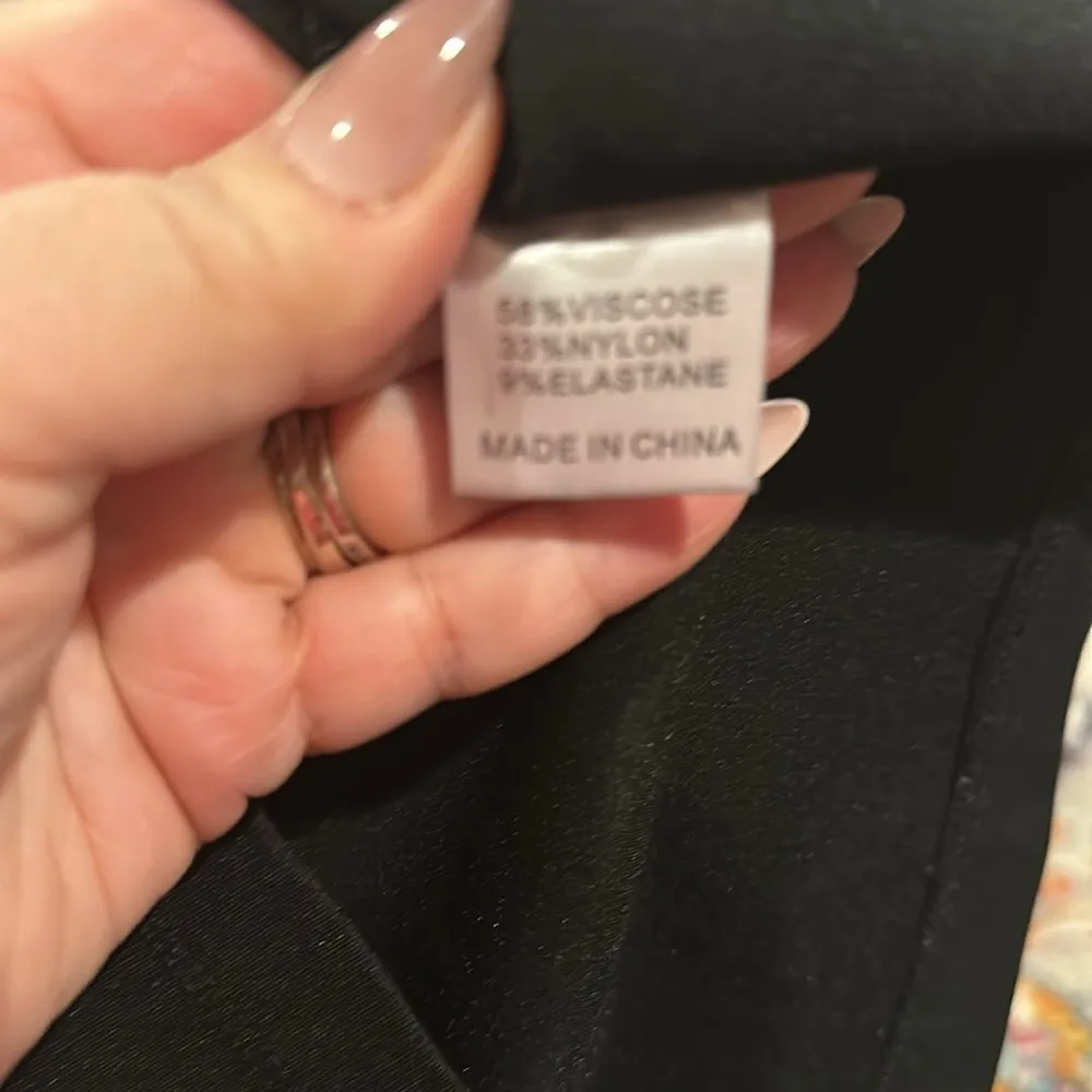 SEEK THE LABEL Black Ruched Mini Skirt S - Image 5