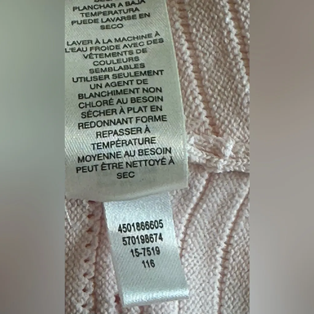 White House Black Market Ribbed Bell
Sleeve Scoop Neck Sweater Top Sz S - Image 9