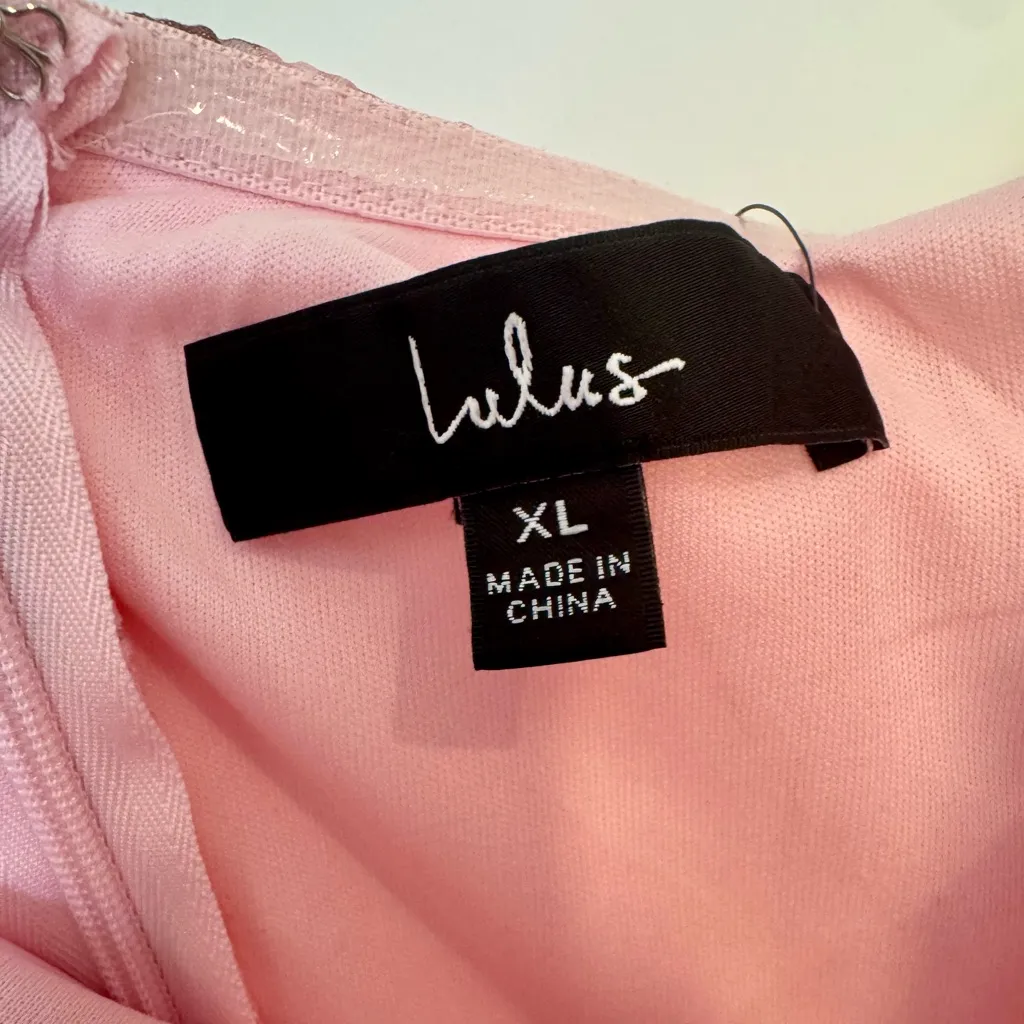 Lulu's Special Moment Strapless Bustier Pink Floral Maxi Dress Size XL NWT - Image 15