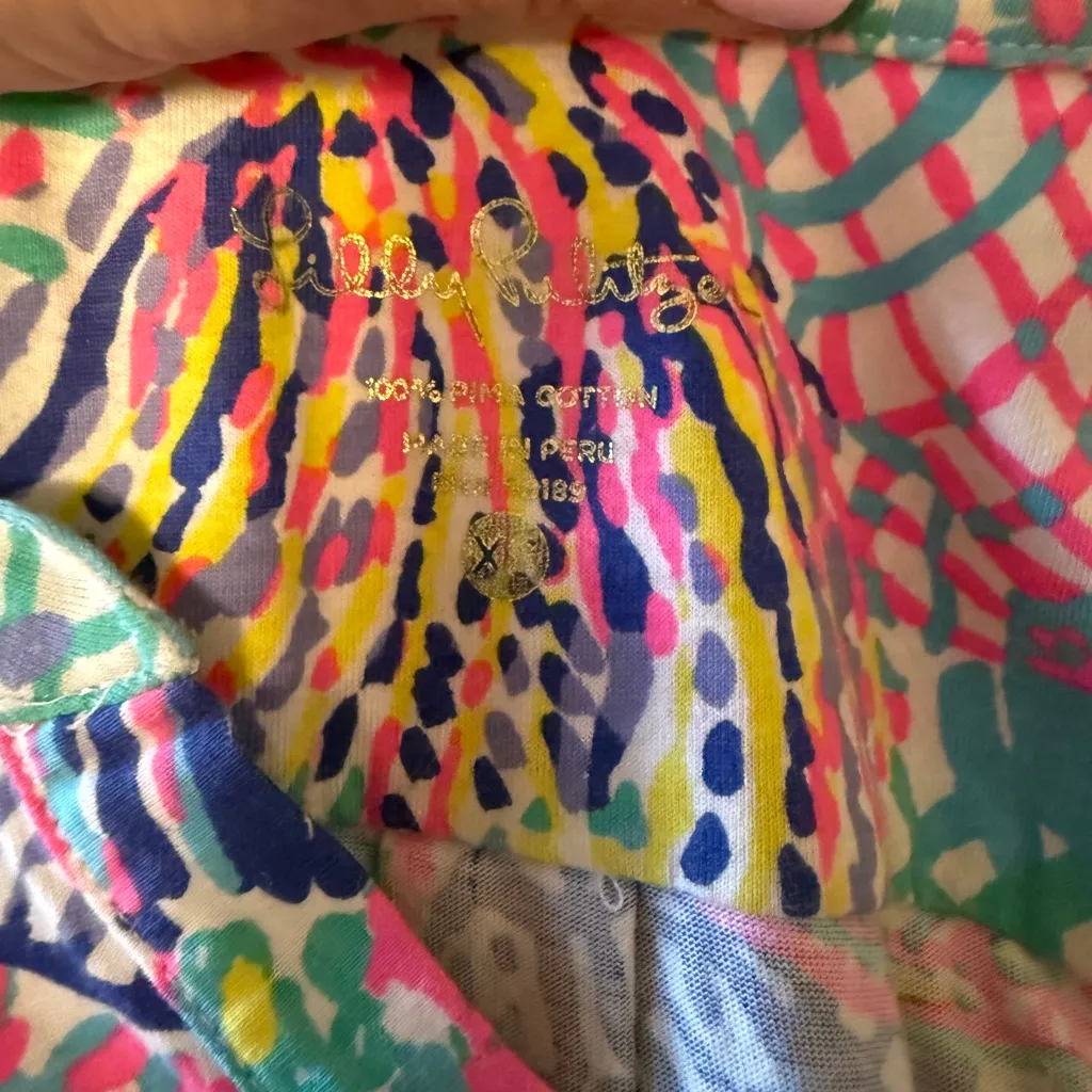 LILLY PULITZER Womens Multi Roar Of The Sea Ali Dress - Size: XS - Image 8